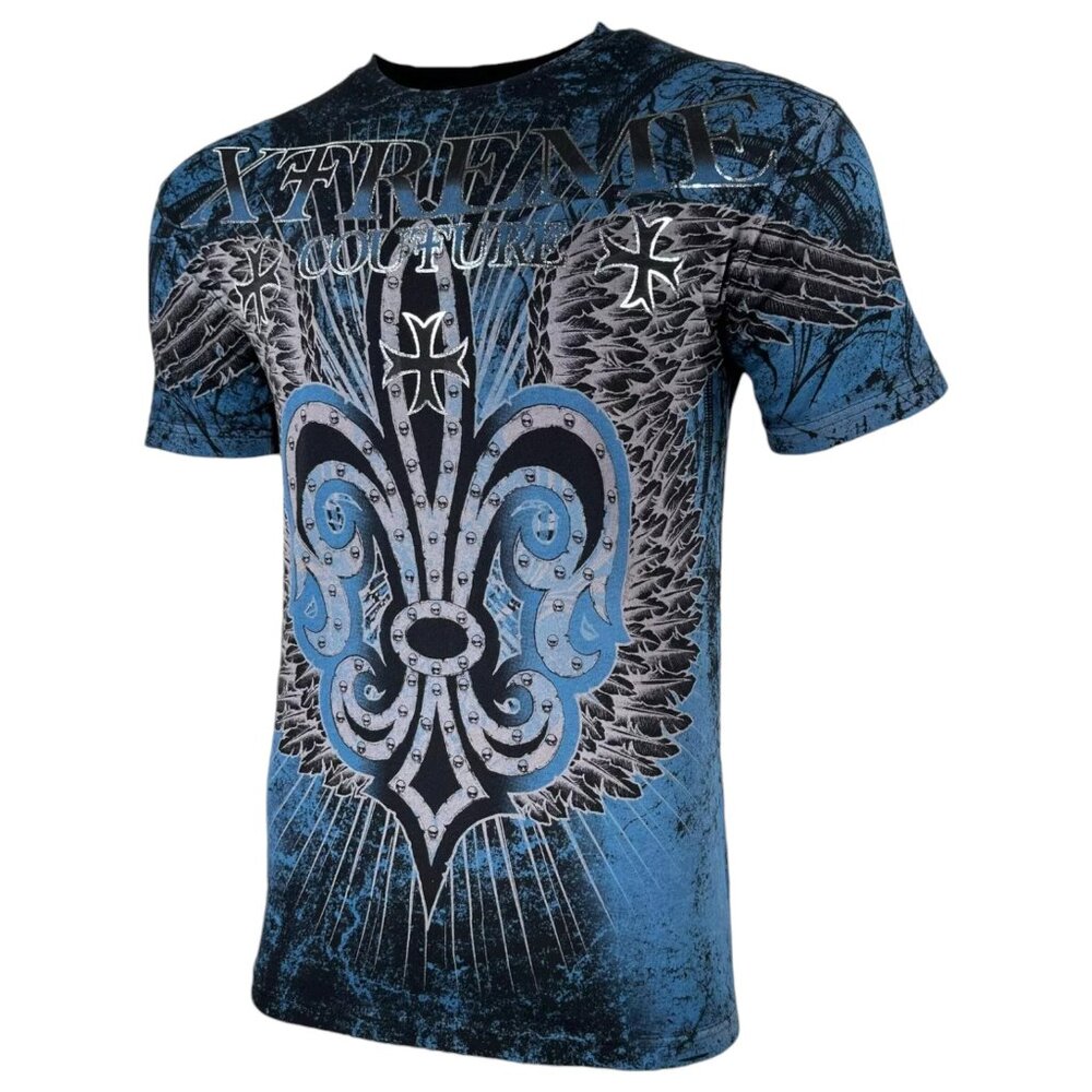 Xtreme Couture By Affliction Men's T-shirt Saga Biker Wings S-5XL - Picture 9 of 10